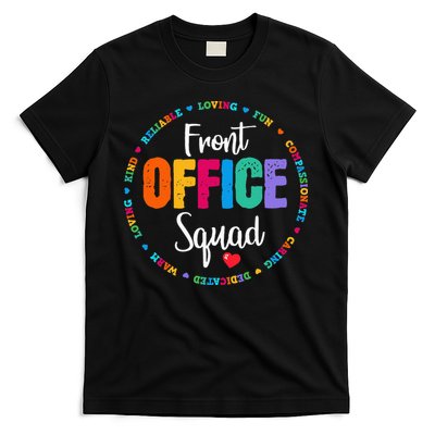 Cute School Secretary Admin Appreciation Front Office Squad T-Shirt