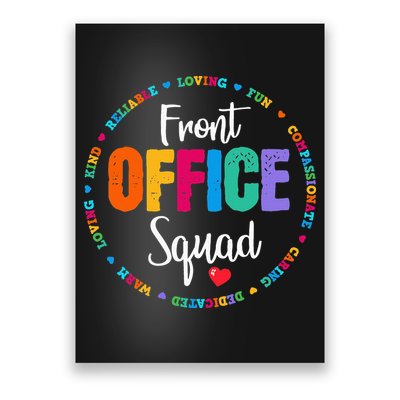 Cute School Secretary Admin Appreciation Front Office Squad Poster