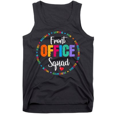 Cute School Secretary Admin Appreciation Front Office Squad Tank Top