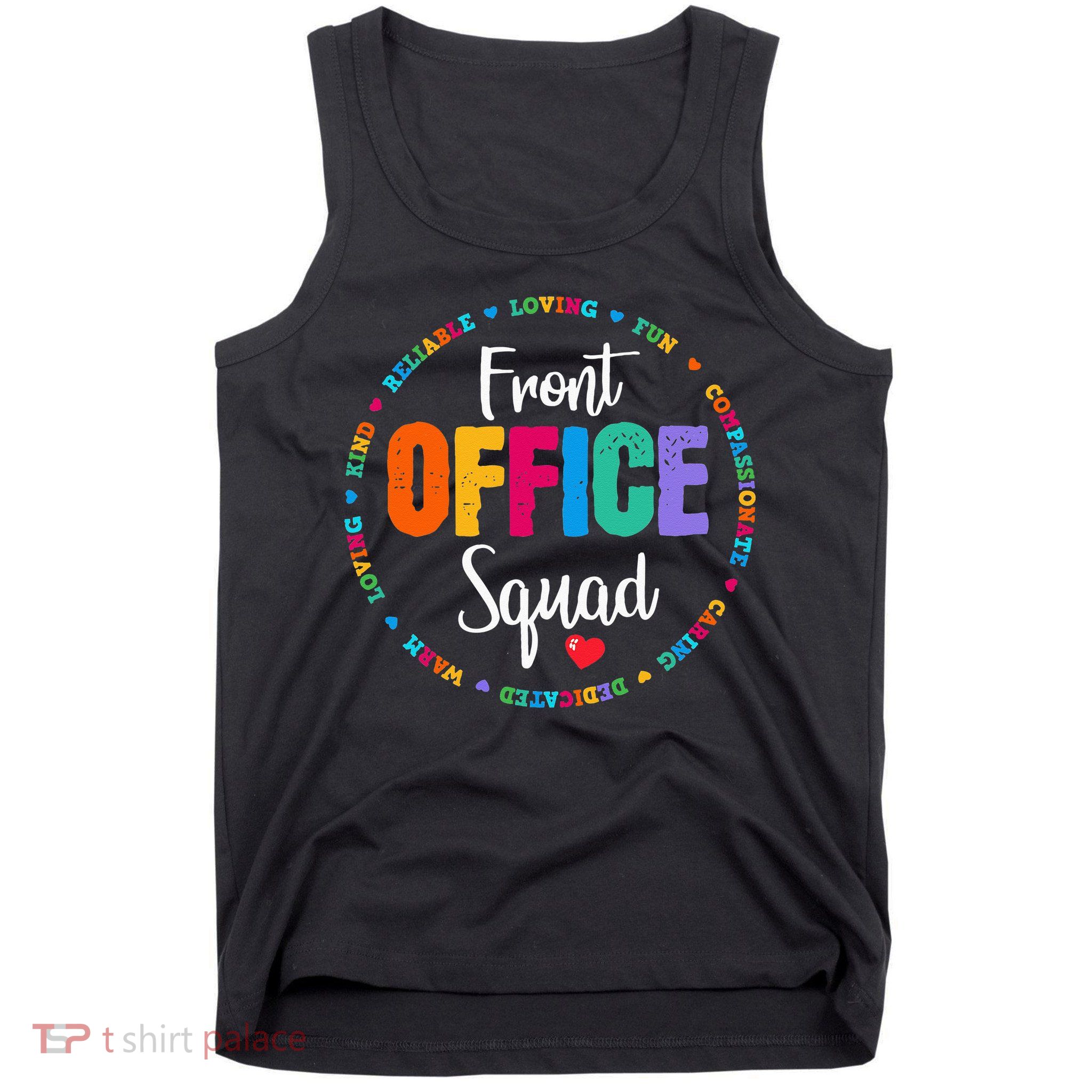 Cute School Secretary Admin Appreciation Front Office Squad Tank Top