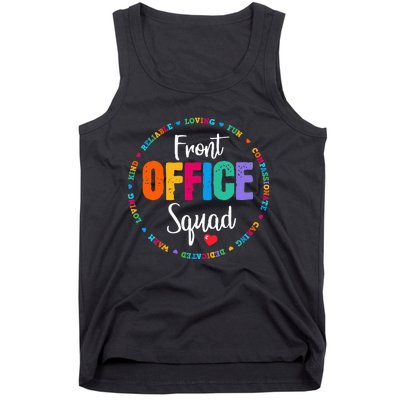 Cute School Secretary Admin Appreciation Front Office Squad Tank Top