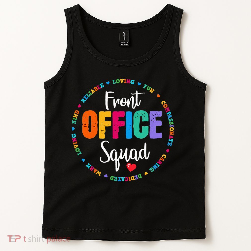 Cute School Secretary Admin Appreciation Front Office Squad Tank Top