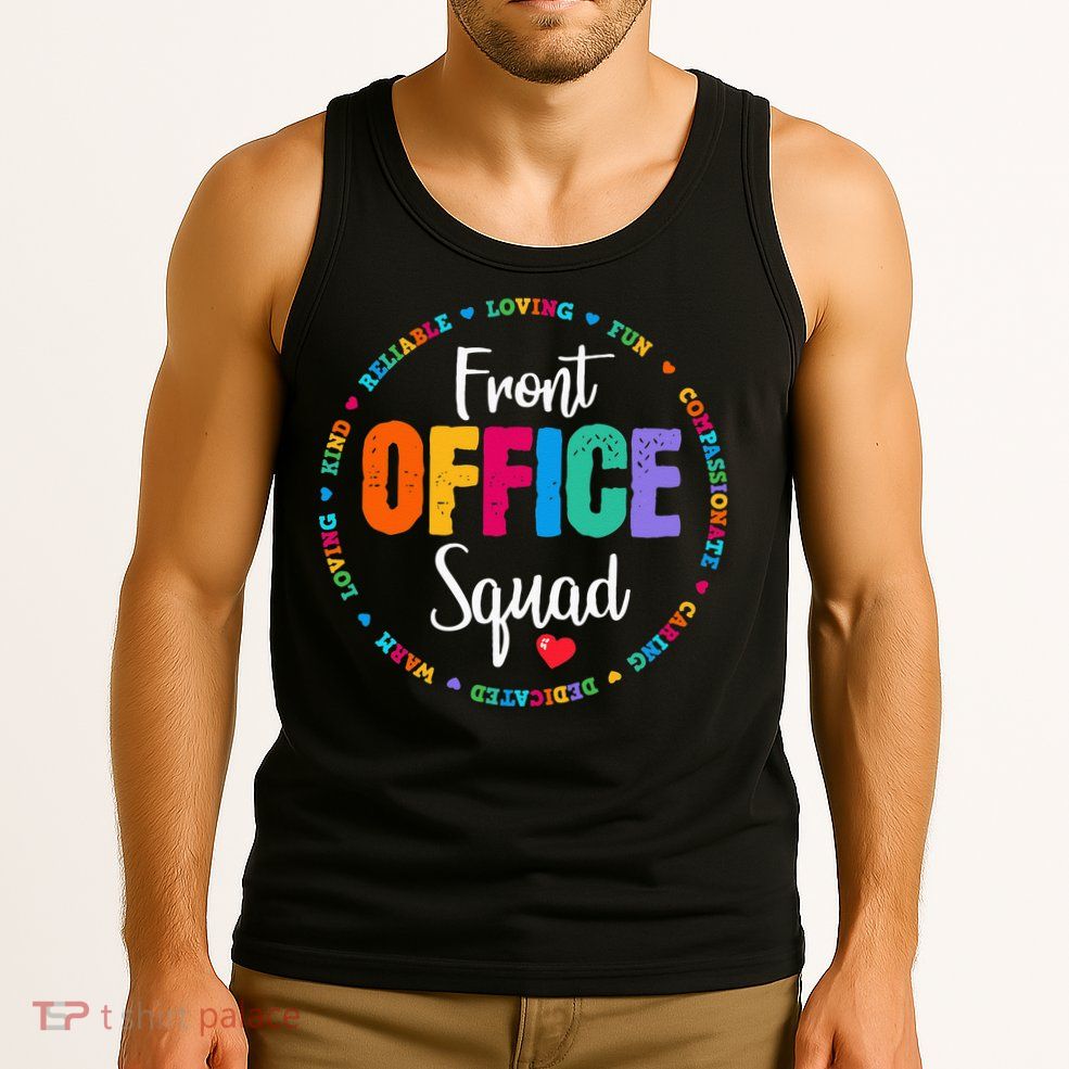 Cute School Secretary Admin Appreciation Front Office Squad Tank Top