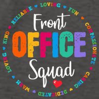 Cute School Secretary Admin Appreciation Front Office Squad Vector Backpack