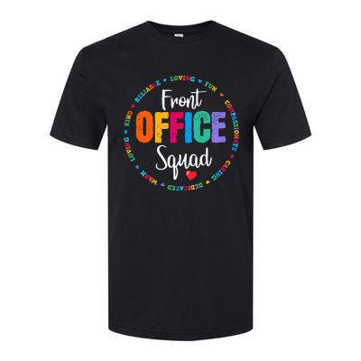 Cute School Secretary Admin Appreciation Front Office Squad Softstyle CVC T-Shirt