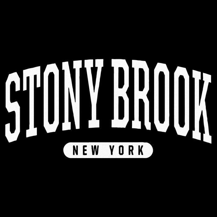 College Style Stony Brook New York Souvenir Gift Zip Tote Bag