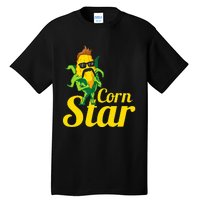 Corn Star Sunglasses Mustache Corn Tall T-Shirt