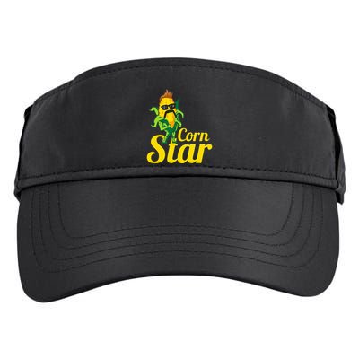 Corn Star Sunglasses Mustache Corn Adult Drive Performance Visor