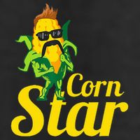 Corn Star Sunglasses Mustache Corn Beanie