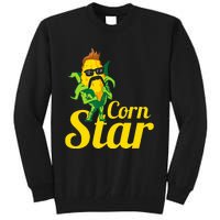 Corn Star Sunglasses Mustache Corn Tall Sweatshirt