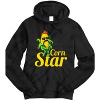 Corn Star Sunglasses Mustache Corn Tie Dye Hoodie