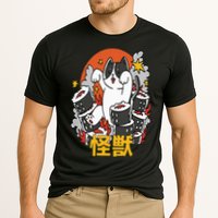Catzilla Sunset Sushi Cat Japanese Performance Shirt