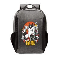Catzilla Sunset Sushi Cat Japanese Vector Backpack