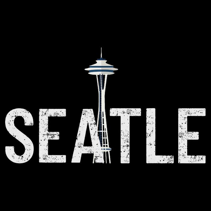 Cool Seattle Space Needle Souvenir Usa Washington Gift Doggie Tank