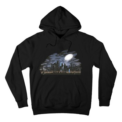 City Skyline Searchlight Hoodie