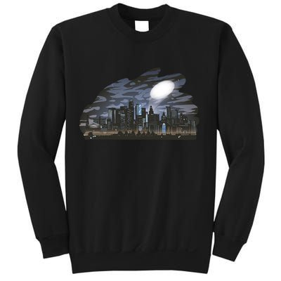 City Skyline Searchlight Sweatshirt