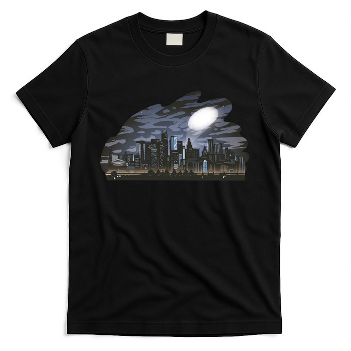 City Skyline Searchlight T-Shirt