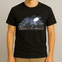 City Skyline Searchlight T-Shirt