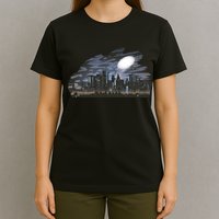 City Skyline Searchlight T-Shirt
