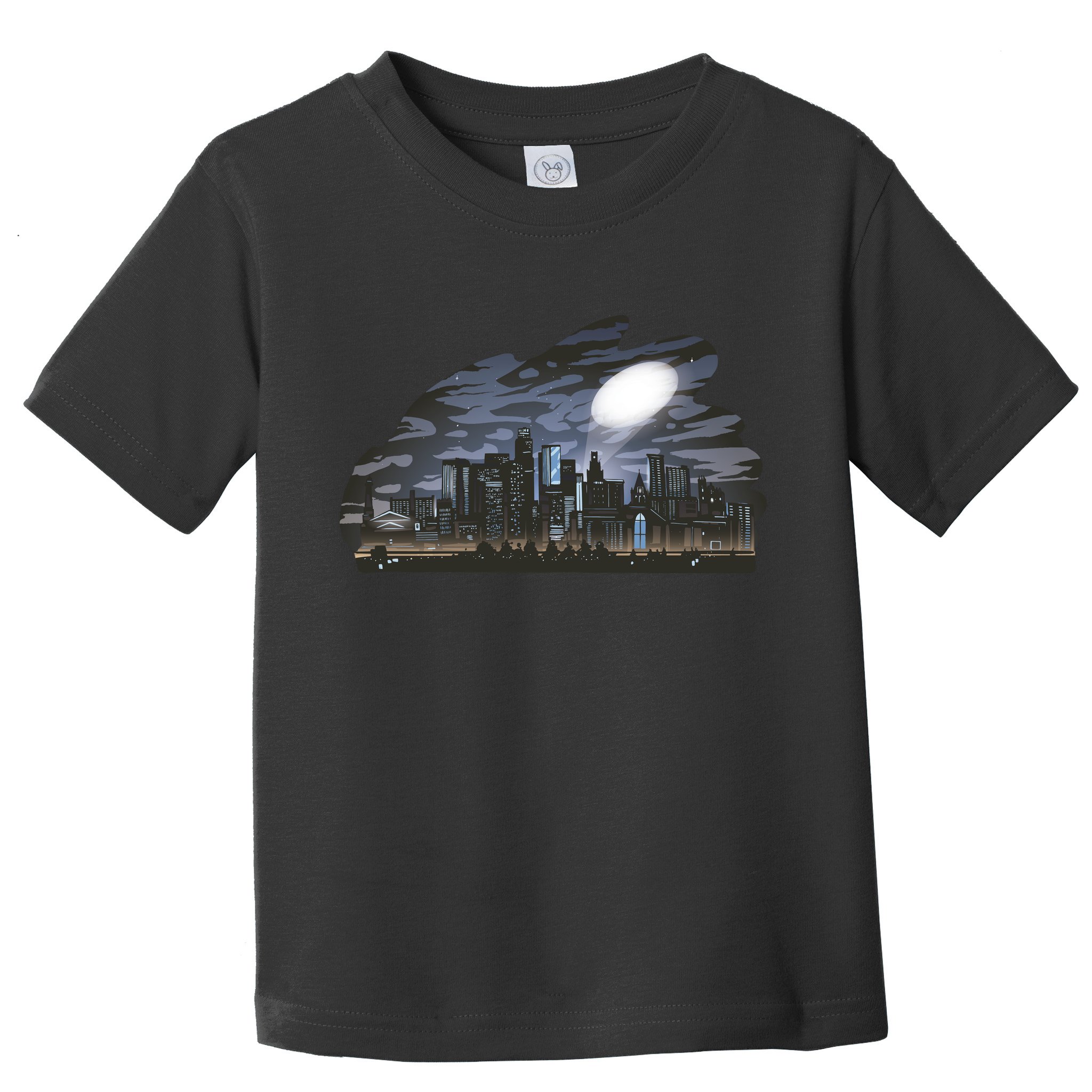 City Skyline Searchlight Toddler T-Shirt