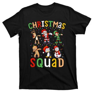 Christmas Squad Santa Dabbing Elf Family Matching Pajamas  T-Shirt