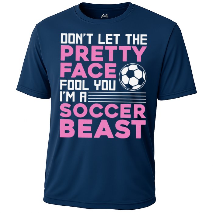 Cool Soccer Soccer Lover Player Sports Cooling Performance Crew T-Shirt