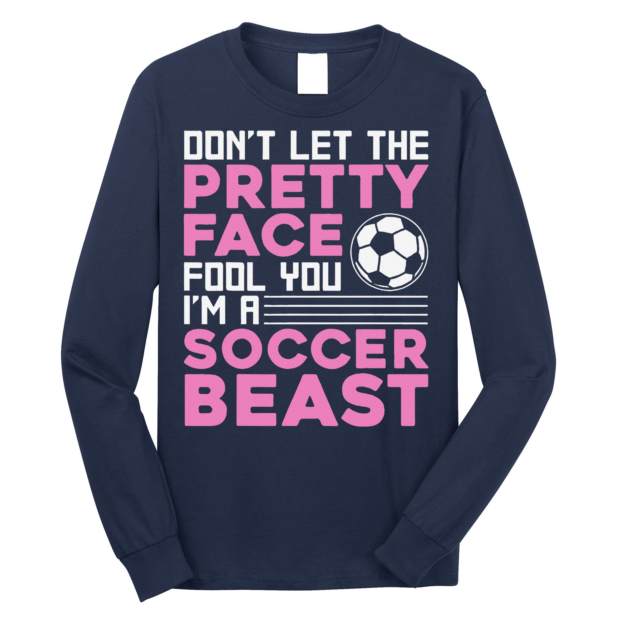 Cool Soccer Soccer Lover Player Sports Long Sleeve Shirt