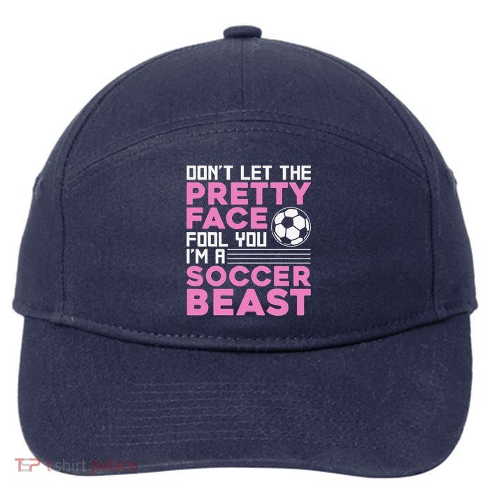 Cool Soccer Soccer Lover Player Sports 7-Panel Snapback Hat