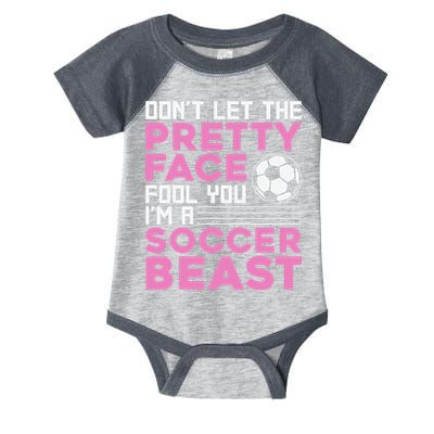 Cool Soccer Soccer Lover Player Sports Infant Baby Jersey Bodysuit
