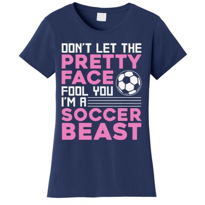 Cool Soccer Soccer Lover Player Sports Women's T-Shirt