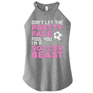 Cool Soccer Soccer Lover Player Sports Women's Perfect Tri Rocker Tank