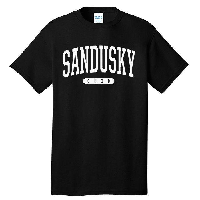 College Style Sandusky Ohio Souvenir Gift Tall T-Shirt