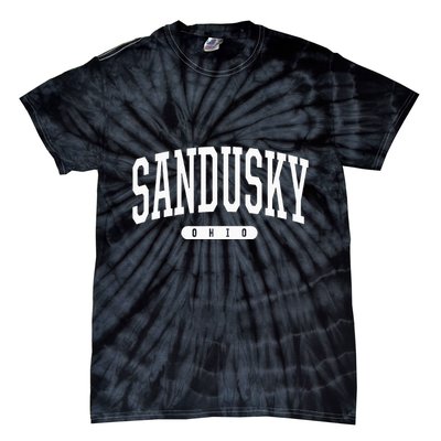 College Style Sandusky Ohio Souvenir Gift Tie-Dye T-Shirt