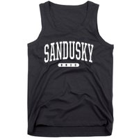 College Style Sandusky Ohio Souvenir Gift Tank Top