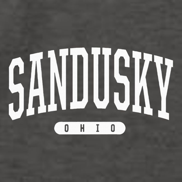 College Style Sandusky Ohio Souvenir Gift Vector Backpack