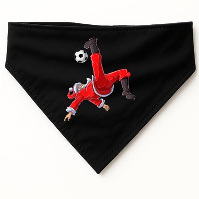 Christmas Santa Soccer Bicycle Kick Xmas Boys Men Ball Sport TShirt USA-Made Doggie Bandana