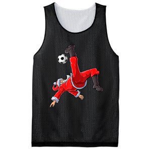 Christmas Santa Soccer Bicycle Kick Xmas Boys Men Ball Sport TShirt Mesh Reversible Basketball Jersey Tank