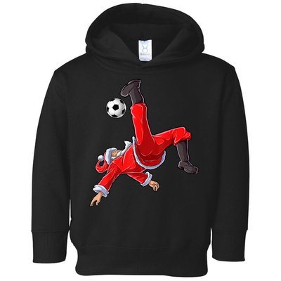 Christmas Santa Soccer Bicycle Kick Xmas Boys Men Ball Sport TShirt Toddler Hoodie