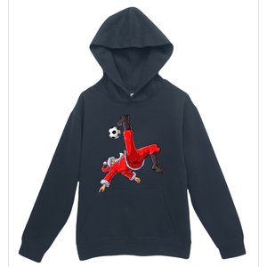 Christmas Santa Soccer Bicycle Kick Xmas Boys Men Ball Sport TShirt Urban Pullover Hoodie