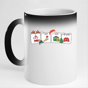 Christmas Santa Special Education SPED Teacher 11oz Black Color Changing Mug