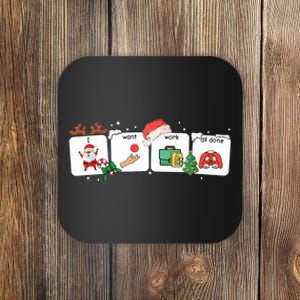 Christmas Santa Special Education SPED Teacher Coaster