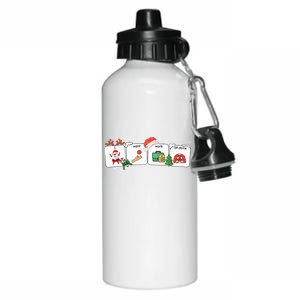 Christmas Santa Special Education SPED Teacher Aluminum Water Bottle