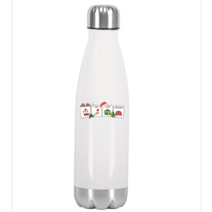 Christmas Santa Special Education SPED Teacher Stainless Steel Insulated Water Bottle