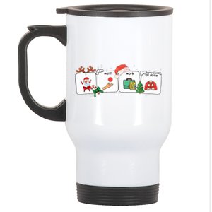 Christmas Santa Special Education SPED Teacher Stainless Steel Travel Mug