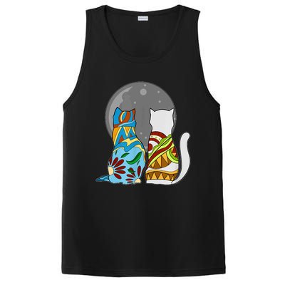 Cats Skeleton Skull Lovers I Day Of Dead I Sugar Cat PosiCharge Competitor Tank