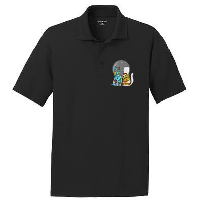 Cats Skeleton Skull Lovers I Day Of Dead I Sugar Cat PosiCharge RacerMesh Polo