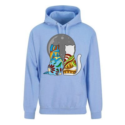 Cats Skeleton Skull Lovers I Day Of Dead I Sugar Cat Unisex Surf Hoodie