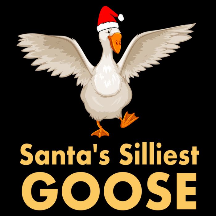 Cool Santas Silliest Goose Tacky Funny Christmas Duck Swans Gift Bucket Hat