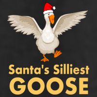 Cool Santas Silliest Goose Tacky Funny Christmas Duck Swans Gift Beanie