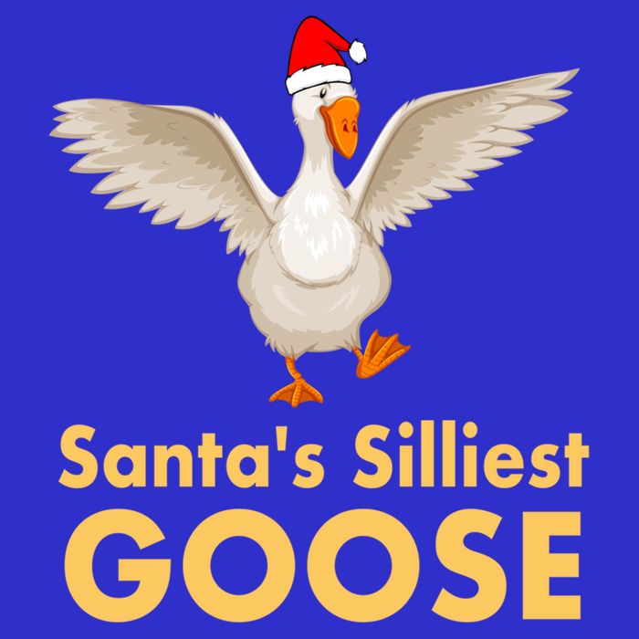 Cool Santas Silliest Goose Tacky Funny Christmas Duck Swans Gift Womens Tank Top